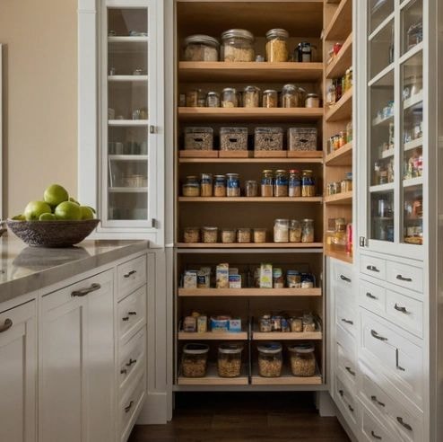 Organised pantry and linen cupboard — decluttering service